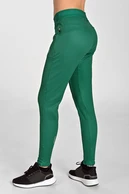 Insulated running pants Fern Green - packshot