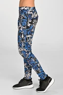 Insulated running pants Mosaic Fern Blue - packshot