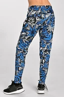 Insulated running pants Mosaic Fern Blue - packshot