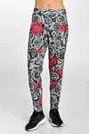 Insulated running pants Ornamo Roses