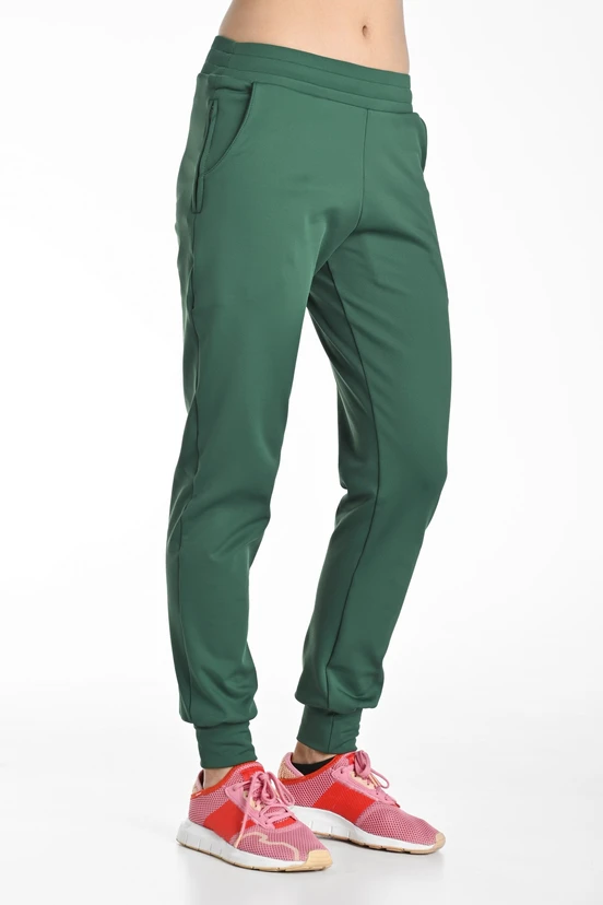 Insulated tracksuit pants Fern Green - packshot