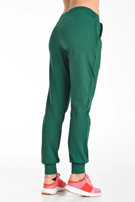 Insulated tracksuit pants Fern Green - packshot