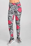 Leggings petite with waistband Pro Ornamo Roses