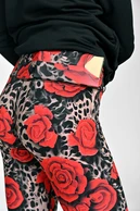 Leggings petite with waistband Pro Selva Roses - packshot