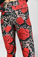 Leggings petite with waistband Pro Selva Roses - packshot