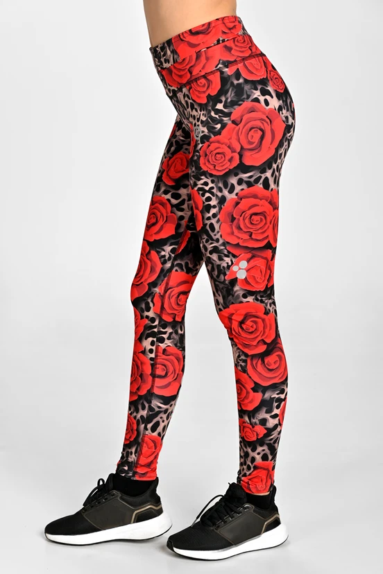 Leggings petite with waistband Pro Selva Roses - packshot