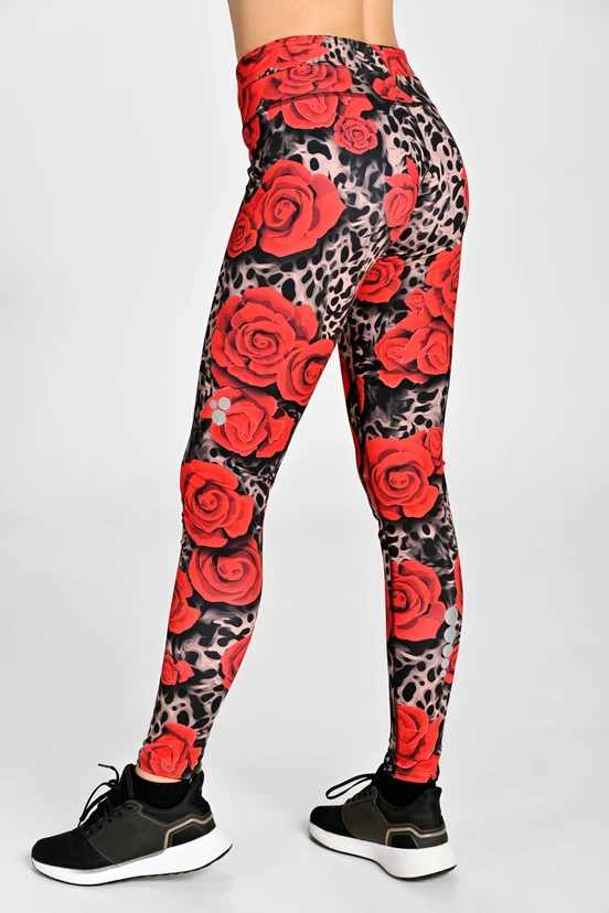 Leggings petite with waistband Pro Selva Roses - packshot