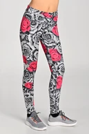 Leggings regular with waistband Pro Ornamo Roses - packshot