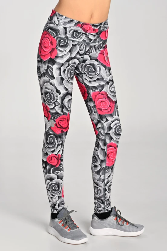 Leggings regular with waistband Pro Ornamo Roses - packshot