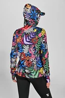 Premium zipped hoodie Mosaic Fern - packshot