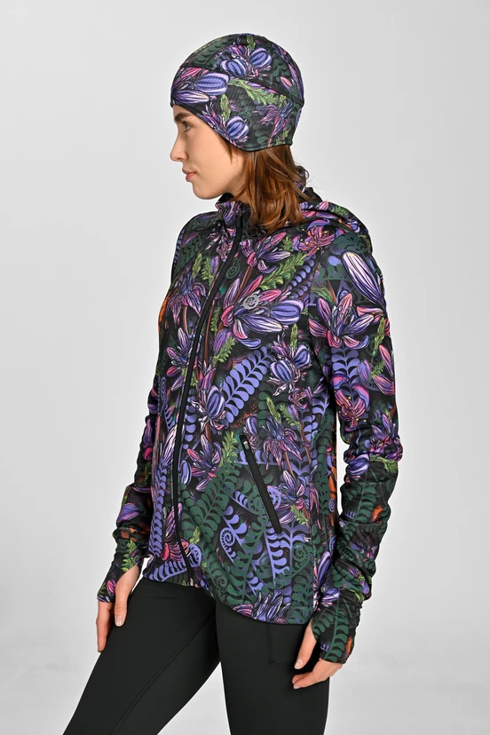 Premium zipped hoodie Purple Ling - packshot