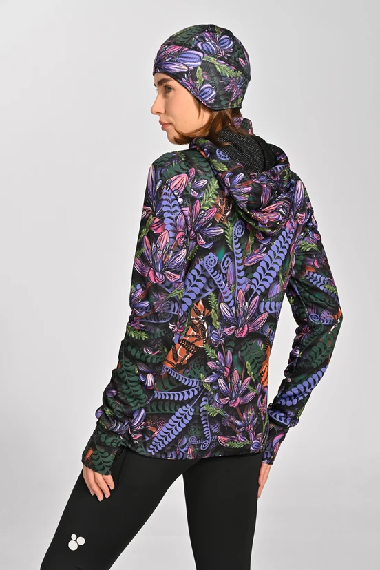 Premium zipped hoodie Purple Ling - packshot