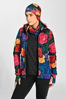 Premium zipped hoodie Selva Roses Cobalt - packshot