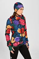 Premium zipped hoodie Selva Roses Cobalt - packshot