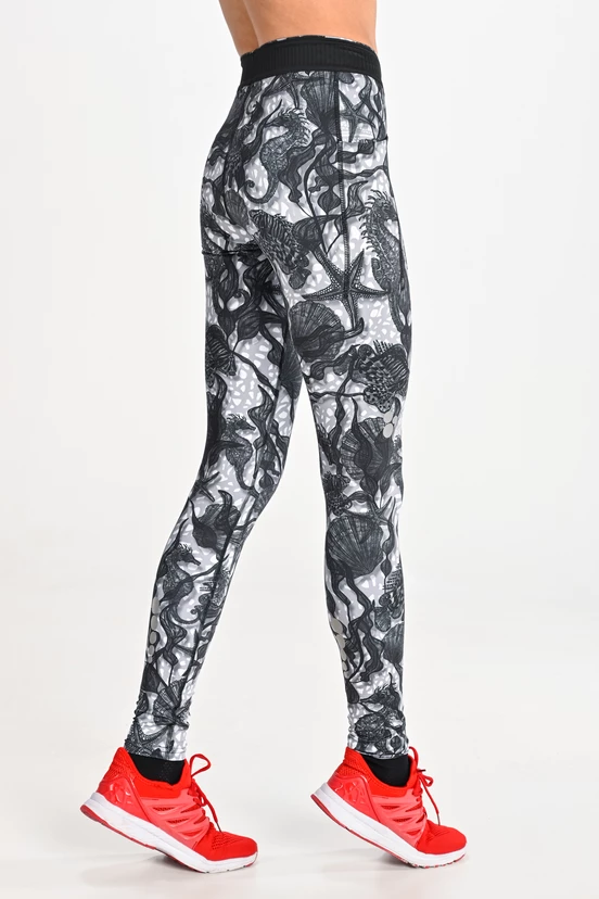 Regular leggings with side pockets Ornamo Reef - packshot