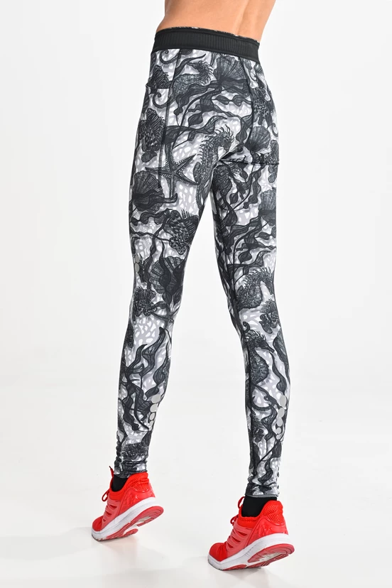 Regular leggings with side pockets Ornamo Reef - packshot