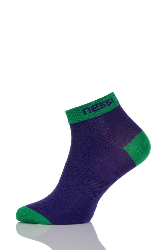 Seamless breathable socks Purple-Green - packshot