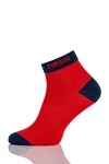 Seamless breathable socks Red-Navy