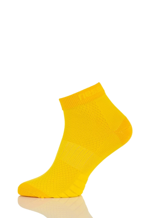 Seamless breathable socks Yellow-Dark yellow - packshot