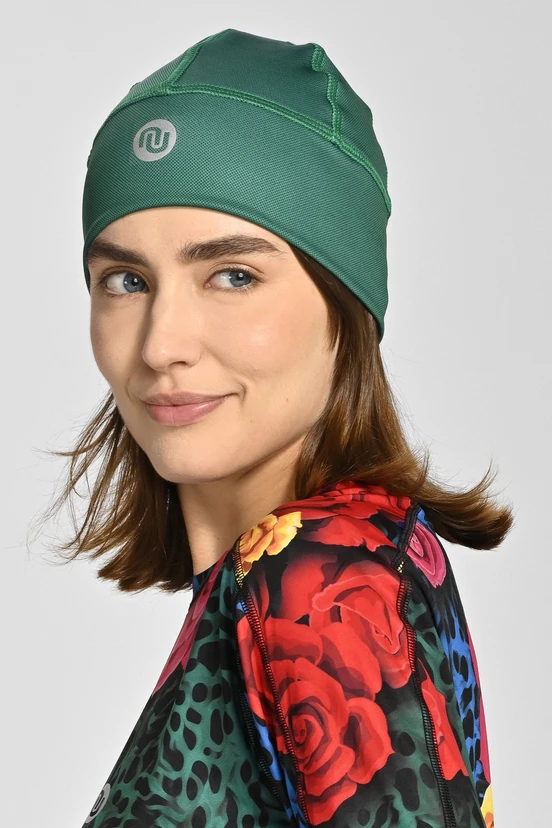 Short insulated hat Fern Green - packshot