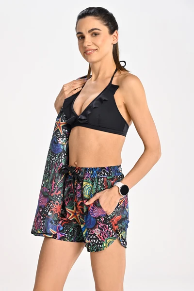 Women's beach shorts Mosaic Sea