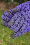 Thermoactive gloves Pro Melange Berry - packshot