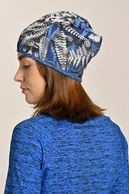 Thermoactive smurfette hat Mosaic Fern Blue-Melange Cobalt - packshot