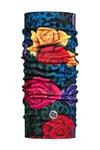 Multifunctional thermoactive snood Selva Roses Cobalt