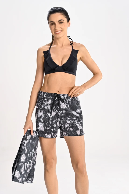 Women's beach shorts Ornamo Reef - packshot