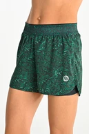 Women's sports shorts with leggings Blink Green - packshot