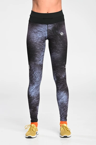 Legginsy Regular Z Pasem Pro Black Cat - Sample